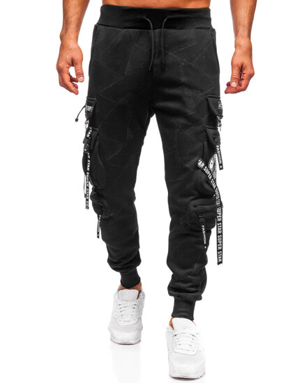 Herr Varm Cargo-joggers Svart Bolf HSS340