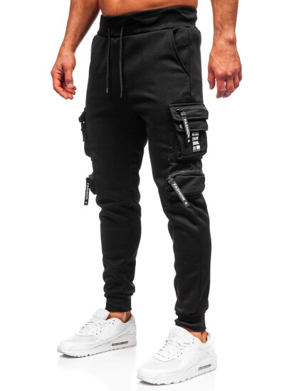 Herr Varm Cargo-joggers Svart Bolf HSS361