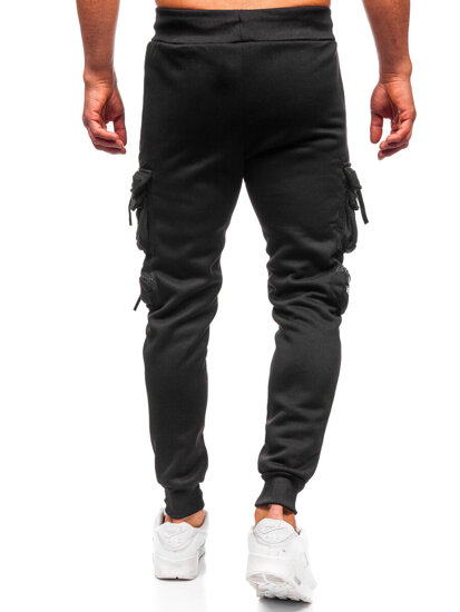 Herr Varm Cargo-joggers Svart Bolf HSS361