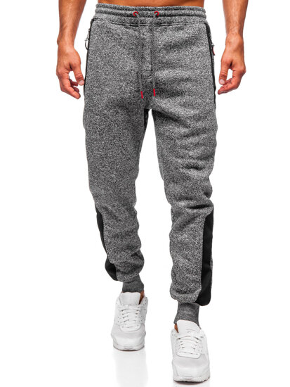 Herr Varm Jogger-sweatpants Antracitgrå Bolf Q1100