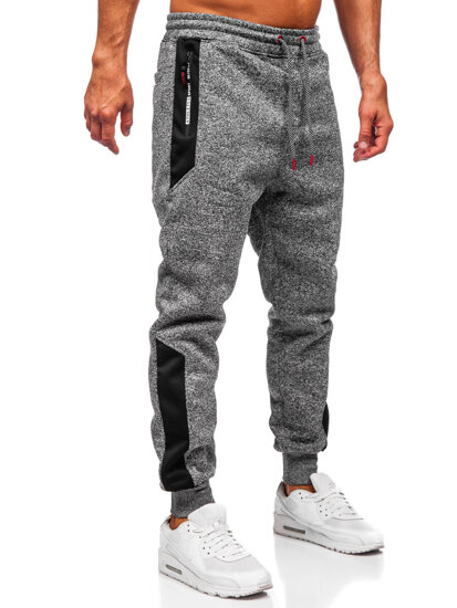 Herr Varm Jogger-sweatpants Antracitgrå Bolf Q1100