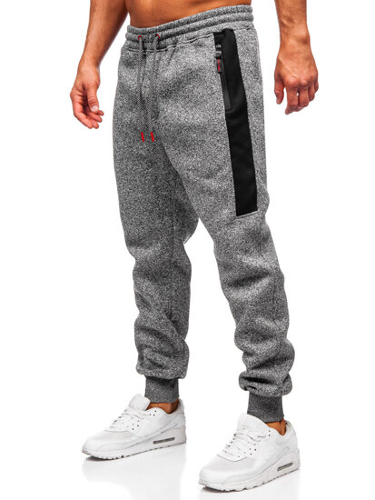 Herr Varm Jogger-sweatpants Antracitgrå Bolf Q1102