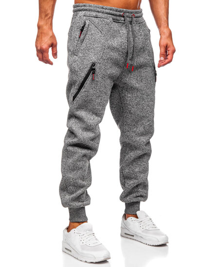 Herr Varm Jogger-sweatpants Antracitgrå Bolf Q1104