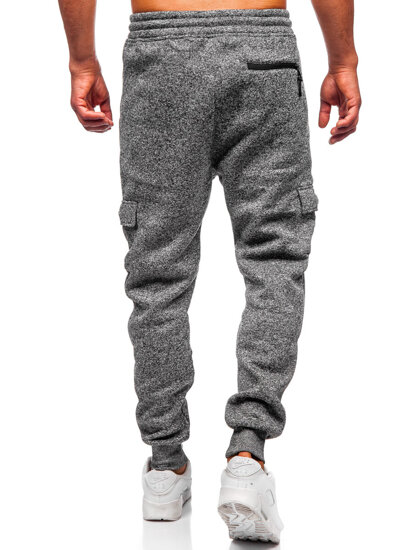 Herr Varm Jogger-sweatpants Antracitgrå Bolf Q1108