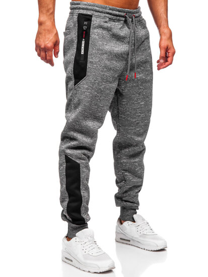 Herr Varm Jogger-sweatpants Antracitgrå Bolf Q1200