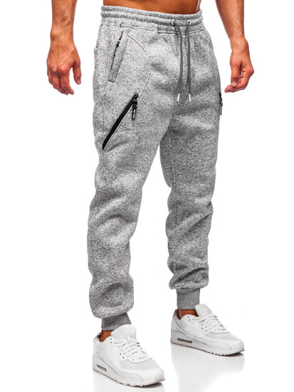 Herr Varm Jogger-sweatpants Grå Bolf Q1104