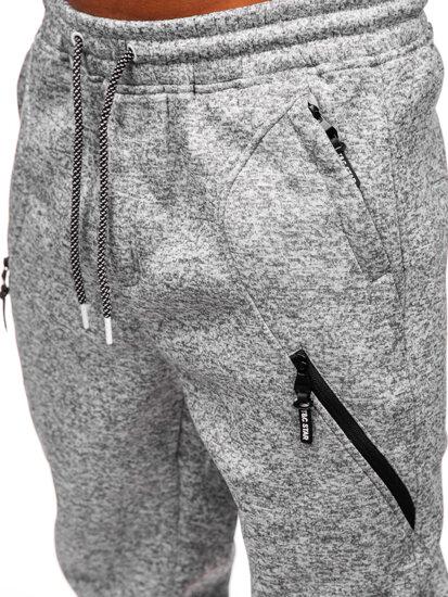 Herr Varm Jogger-sweatpants Grå Bolf Q1104