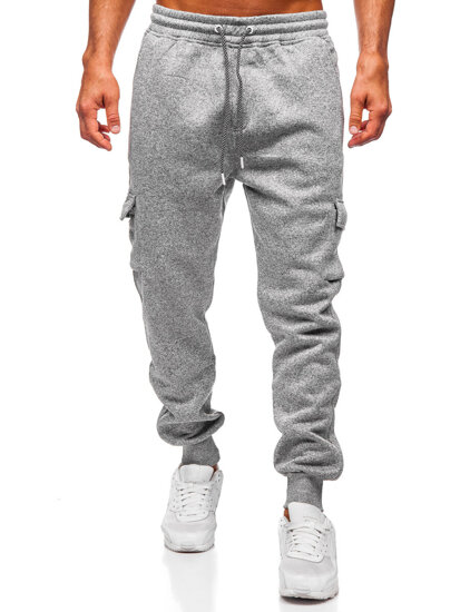 Herr Varm Jogger-sweatpants Grå Bolf Q1108