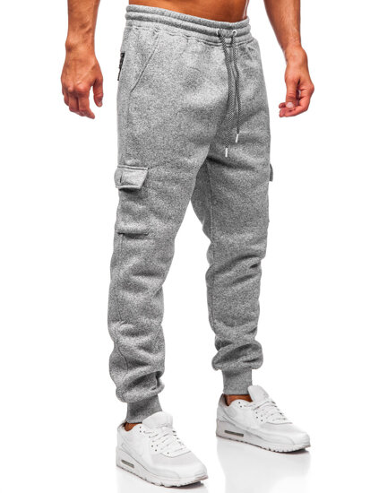 Herr Varm Jogger-sweatpants Grå Bolf Q1108