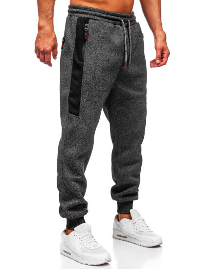 Herr Varm Jogger-sweatpants Grafitgrå Bolf Q1102