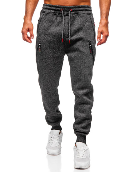 Herr Varm Jogger-sweatpants Grafitgrå Bolf Q1104