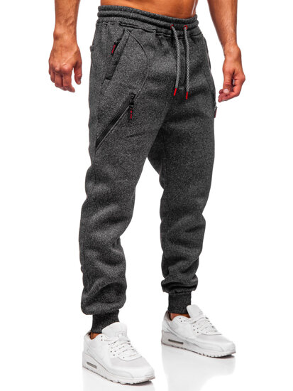 Herr Varm Jogger-sweatpants Grafitgrå Bolf Q1104