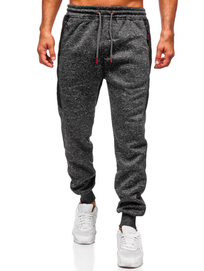 Herr Varm Jogger-sweatpants Grafitgrå Bolf Q1201