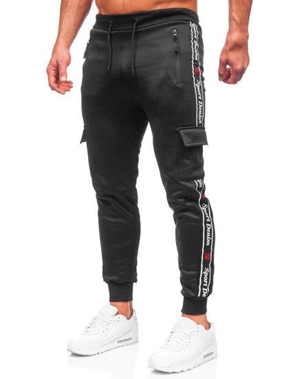 Herr Varma Cargo-sweatpants Svart Bolf HR209