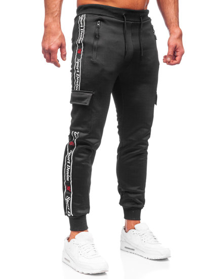 Herr Varma Cargo-sweatpants Svart Bolf HR209