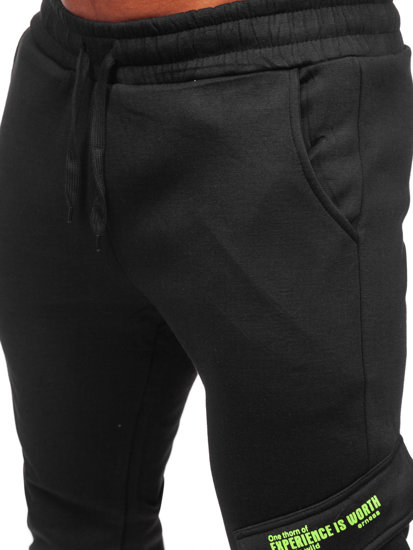 Herr Varma Cargo-sweatpants Svart Bolf HW2173