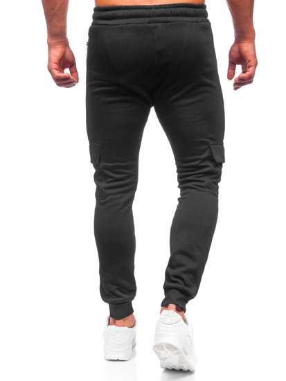 Herr Varma Cargo-sweatpants Svart Bolf HW2176