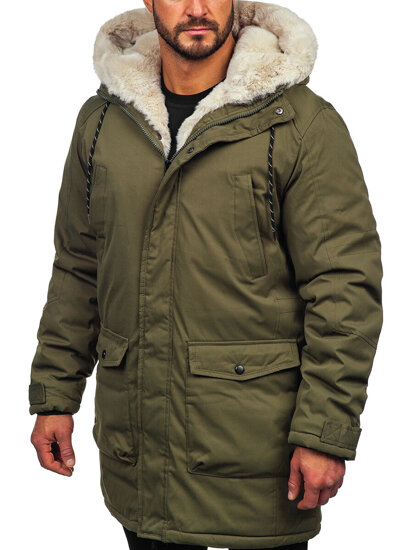 Herr Vinterparkas Khaki Bolf 5M120