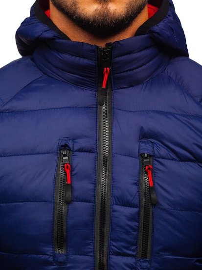 Men's Transitional Down Jacket Navy Blue Bolf LY1019