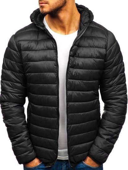 Men's Winter Down Jacket Black Bolf LY1001