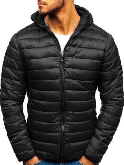 Men's Winter Down Jacket Black Bolf LY1001