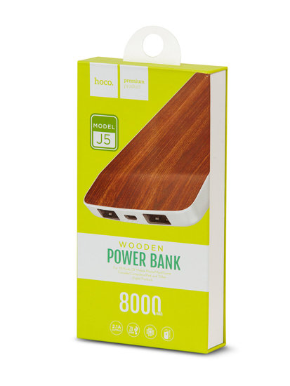 Power Bank Brun 8000mAh J5