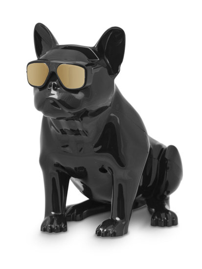 Trådlös Bluetooth-högtalare French Bulldog Svart G29