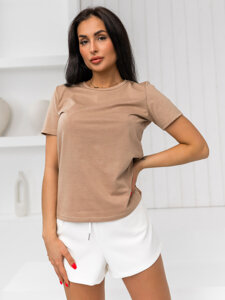 Dam Basic T-shirt Beige Bolf SD211