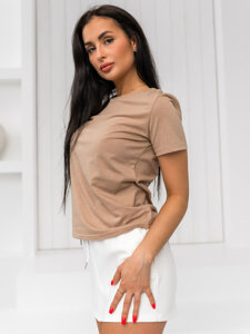 Dam Basic T-shirt Beige Bolf SD211