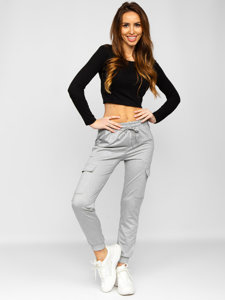 Dam Cargosweatpants Grå Bolf HW2516C