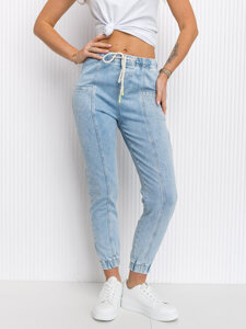 Dam Jeans Mom Fit Blå Bolf BF108