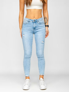 Dam Jeans Push Up Himmelsblå Bolf S9859