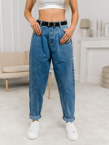 Dam Jeans Slouchy Blå Bolf BS586