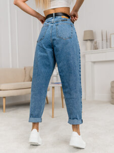 Dam Jeans Slouchy Blå Bolf BS586