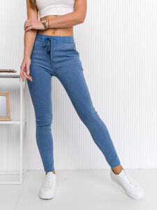 Dam Jeans-leggings Blå Bolf S108