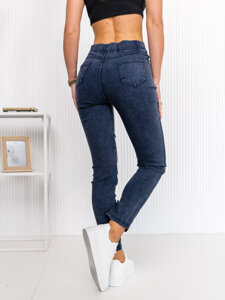 Dam Jeans-leggings Marinblå Bolf S113