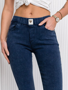 Dam Jeans-leggings Marinblå Bolf W7260