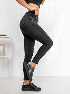 Dam Jeans-leggings Svart Bolf W7260