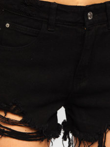 Dam Jeansshorts Svart Bolf A63