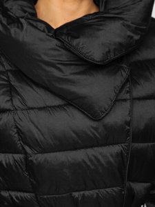 Dam Lång Winter Jacket Svart Bolf J9061