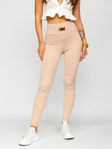 Dam Leggings Beige Bolf 021A