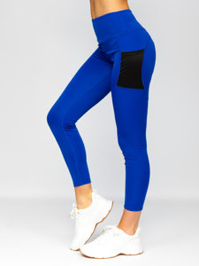 Dam Leggings Blå Bolf XL009