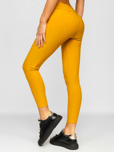 Dam Leggings Kamelfärgad Bolf YW01053