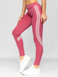 Dam Leggings Mörkrosa Bolf W7155