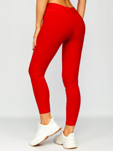 Dam Leggings Röd Bolf YW01056