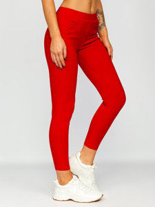 Dam Leggings Röd Bolf YW01056