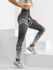 Dam Leggings Svart Bolf 0933