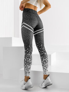 Dam Leggings Svart Bolf 0933