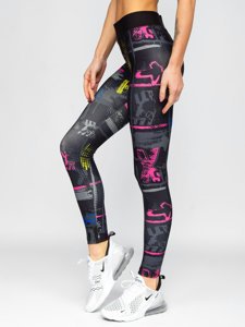 Dam Leggings Svart Bolf 20668