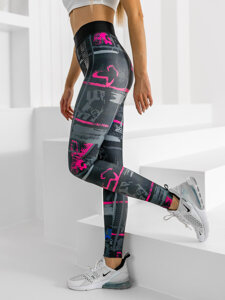 Dam Leggings Svart Bolf 20668